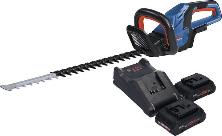 Image du produit Bosch Professional Bosch GHE 18V-60 Professional Taille-haies sans fil 18 V 60 cm Brushless + 2x batterie ProCORE 4,0 (Taille-haies sans fil)
