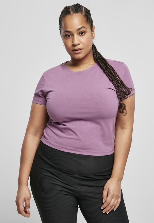 Actual product image Urban Classics Ladies Stretch Jersey Cropped Tee (L)