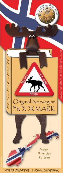 Produktbild Scandinavian Bookmarks Lesezeichen Elch, Norwegen