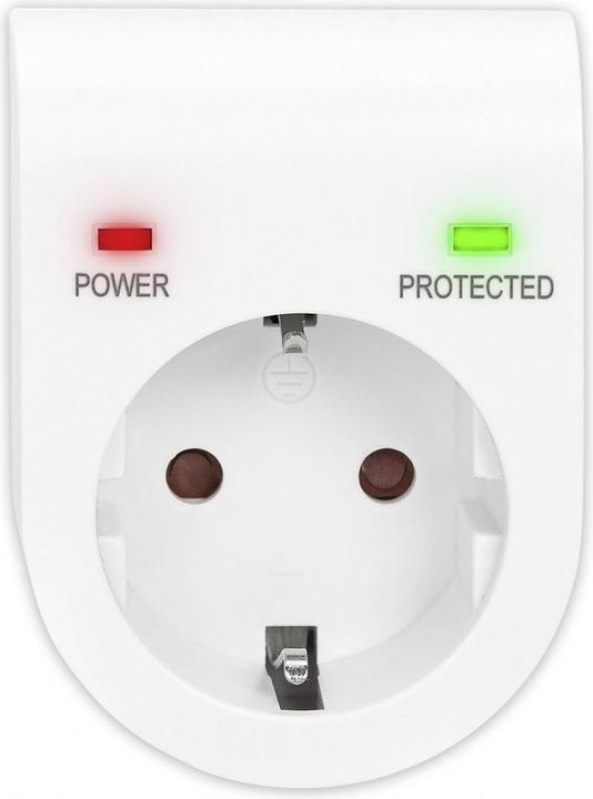 Image du produit Digitus Adaptateur de protection contre les surtensions. LED 1xCEE 7/7 TV-GS CE-LVD