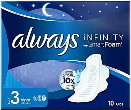 Produktbild Always Infinity Night (10 x, Damenbinden)
