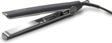 Actual product image Corioliss C1 Digital Hair Straightener Professional Titanium Plates Flat Iron UK Plug Black Soft Touch (Straightening iron)