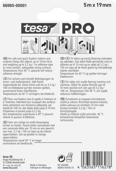 Actual product image tesa Double-sided adhesive tape (19 mm)