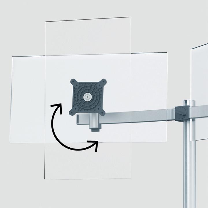 Immagine prodotto Durable Supporto per 1 monitor e 1 tablet, alt. x largh. x prof. 445 x 780 x 190 mm, con (Tavolo, 34.02")