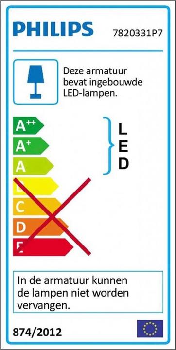 Energie-Label Philips Hue Play Erweiterung (530 lm)
