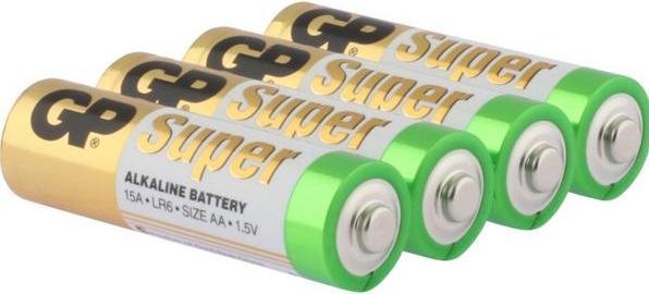 Image du produit GP Batteries Super (4 pcs, AA, 1250 mAh)