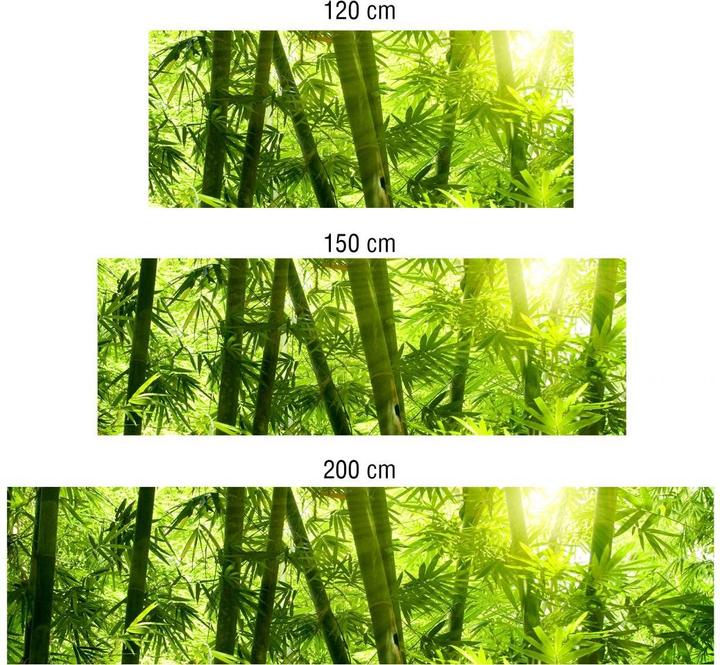Produktbild Trenddeko Sonnenschein im Bambuswald (60 x 120 cm)