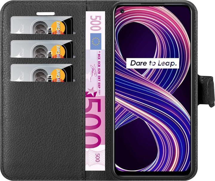 Productafbeelding Cadorabo Boek Stand Case voor Realme 8 5G / V13 / Q3 / Q3i / Narzo 30 5G (Realme Narzo 30 5G, Realme V13, Realme Q3i 5G)