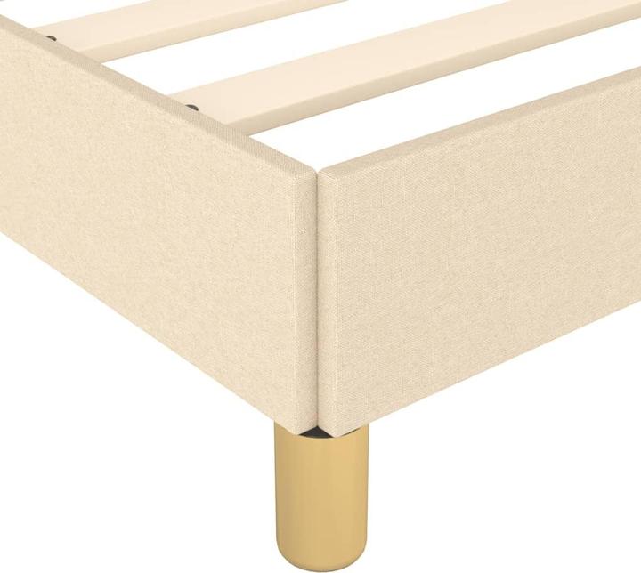 Produktbild VidaXL Bettgestell mit Kopfteil Stoff (120 x 190 cm)