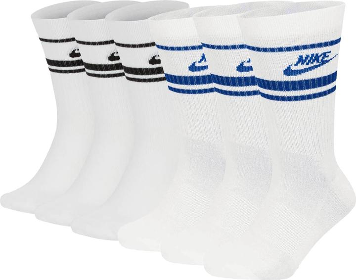 Black, Blue, White