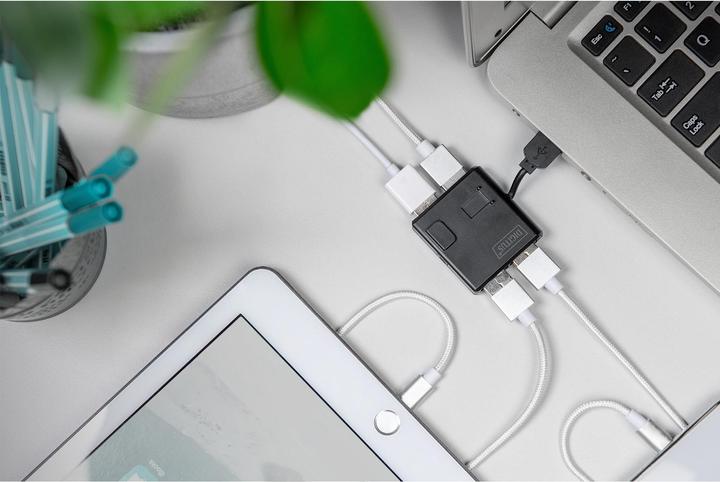 Actual product image Digitus DA-70217 (USB-A, 4 Ports)