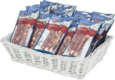 Immagine prodotto Trixie Denta Fun Rotoli da masticare di manzo marmorizzato, 17 cm, 3 pezzi/140 g - (6 pk/ps) (3 pz., 140 g)