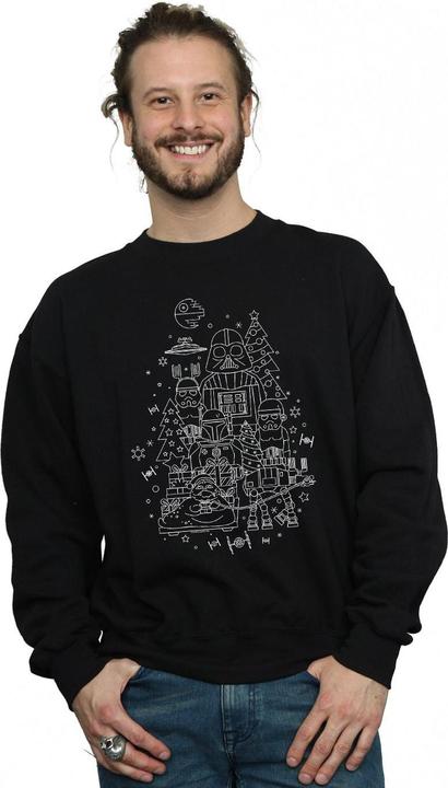 Immagine prodotto Star Wars Empire Christmas Felpa Uomo (L)