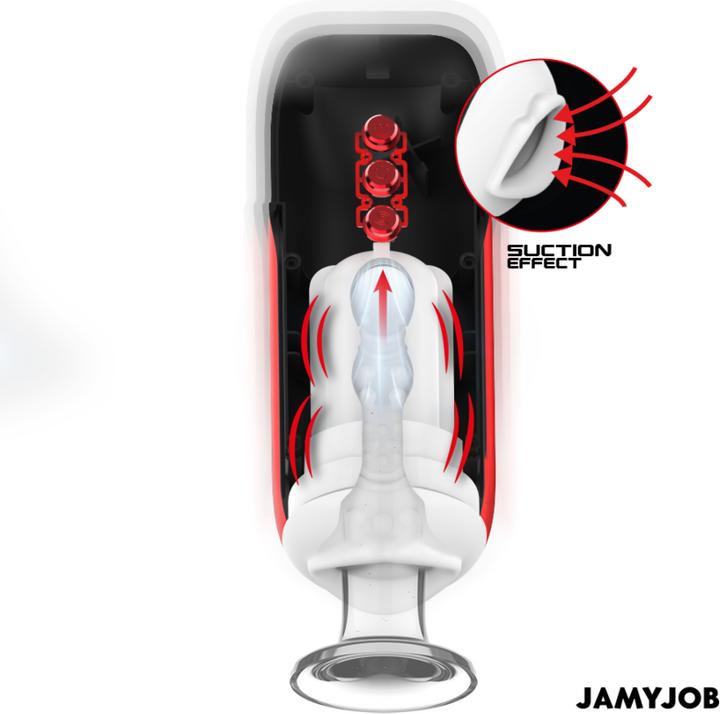 Produktbild Jamyjob Blaze Automatischer Mundmasturbator 5 Saugband Vibrationsmodi