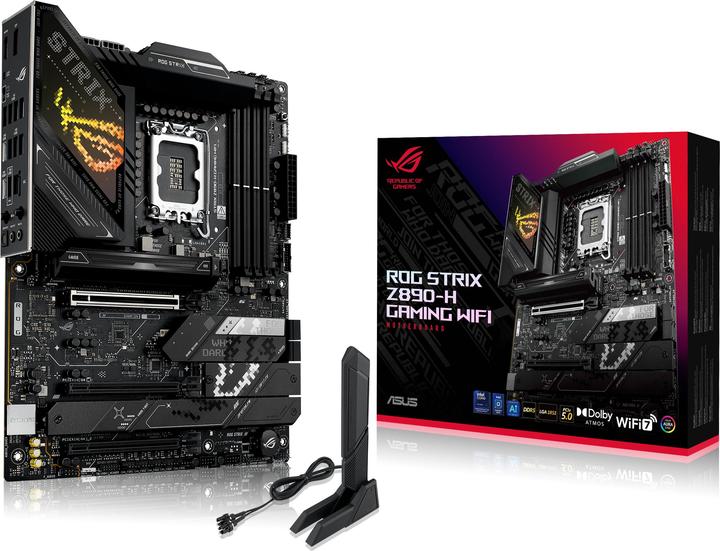 Image du produit ASUS ROG STRIX Z890-H GAMING WIFI (LGA 1851, Intel Z890, ATX)