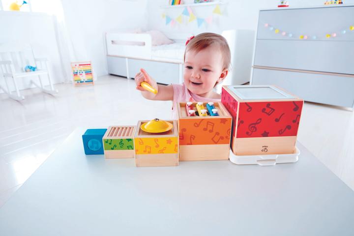 Immagine prodotto Hape Cubo per l'accatastamento della musica (Tedesco)