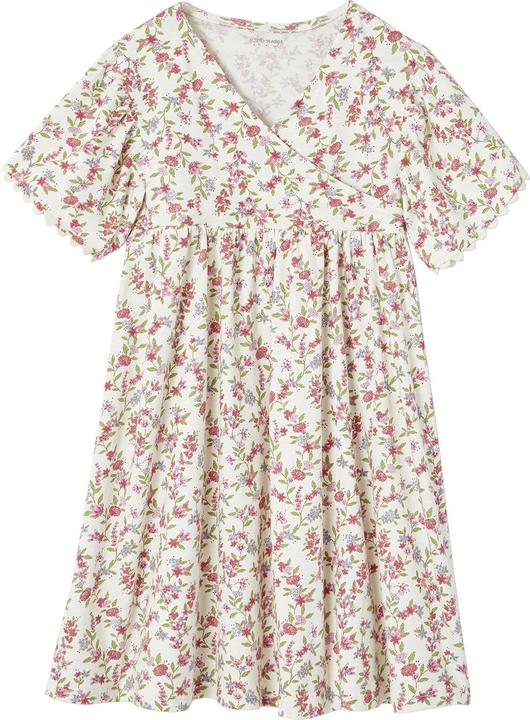 Produktbild Vertbaudet Geblümtes Mädchen Kleid mit Wickelausschnitt (110)