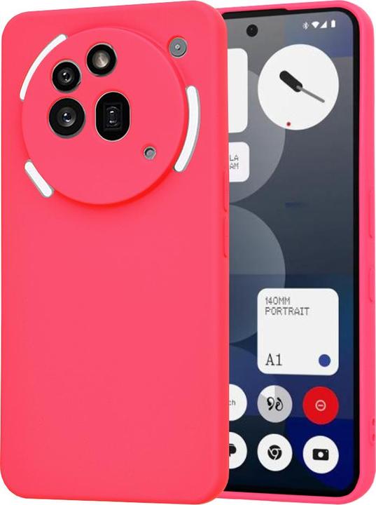 Actual product image Techsuit - SoftFlex - Nothing Phone (3a) Pro - Hot Pink (Nothing Phone (3a) Pro)
