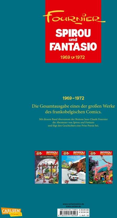 Produktbild Spirou & Fantasio Gesamtausgabe 9: 1969-1972 (Deutsch, Jean-Claude Fournier)