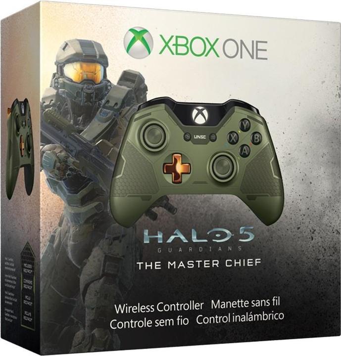 Produktbild Microsoft Xbox One Wireless Controller - Halo 5 Master Chief Limited Edition (Xbox One X, Xbox Series X, Xbox One S, Xbox Series S)