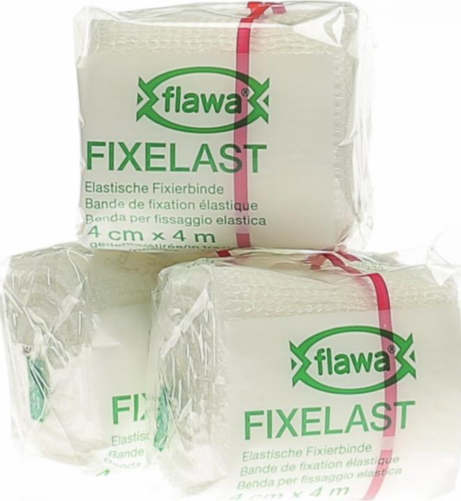 Actual product image Flawa Fixelast Fixierbinde 4cmx4m in Cellux