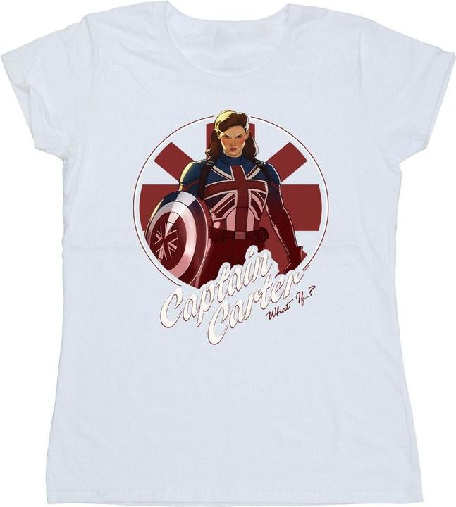 Image du produit - T-shirt WHAT IF CAPTAIN CARTER - Femme (L)