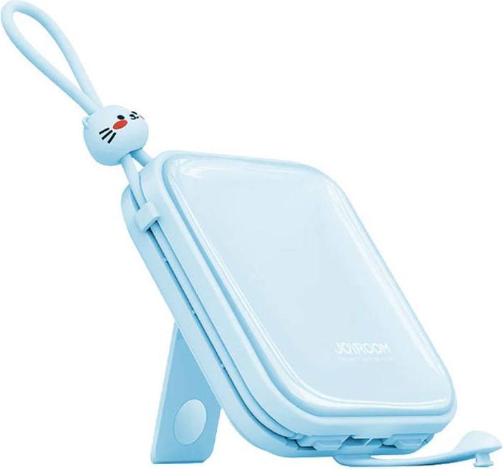 Actual product image Joyroom Powerbank JR-L009 Cutie 10000mAh, 12W (Blue) (10000 mAh, 12 W, 37 Wh)