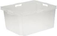 Actual product image OKT Storage box "Multi-Box XXL", 44 litres, natural Colour: natural-transparent, empty space-saving (44 l)