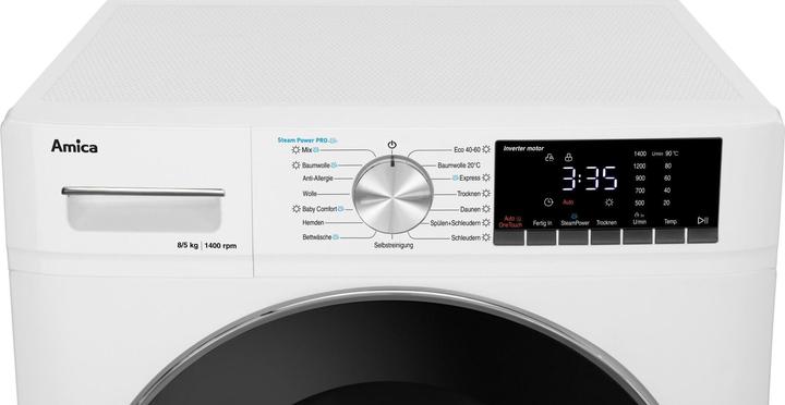 Actual product image Amica WAT 404 070 Washer-dryer