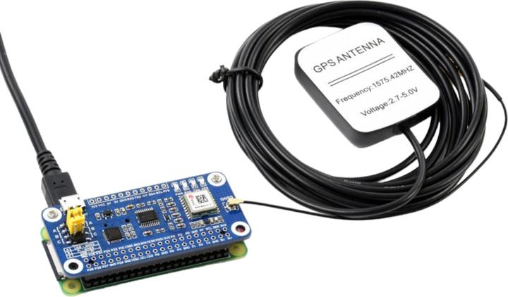 Produktbild WaveShare GPS uBlox MAX-M8Q GNSS HAT für Raspberry Pi
