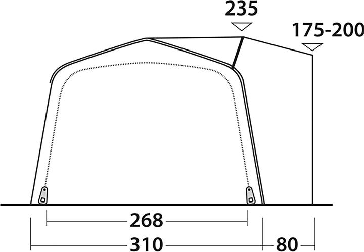Image du produit Outwell Jonesville 290SA Flex (Auvent, 26.70 kg)