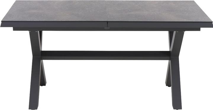 Actual product image Siena Garden Sincro Ausziehtisch 160/200x90cm matt anthrazit / HPL titan (160 cm)