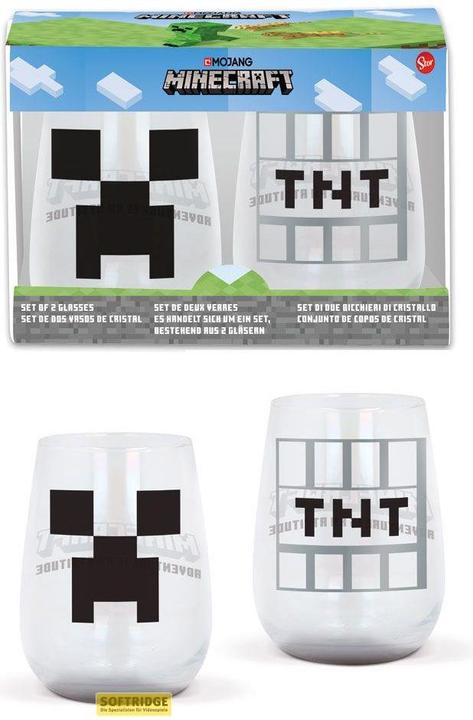 Actual product image Stor Minecraft - Creeper Two glasses (0.51 l, 2 x)