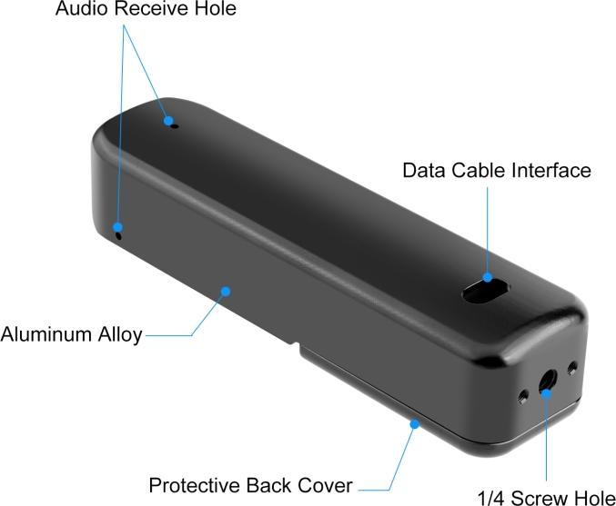 Actual product image Puluz For DJI OSMO Pocket 3 Metal Protection Frame Cage Adapter Bracket (Black) (Osmo Pocket 3)