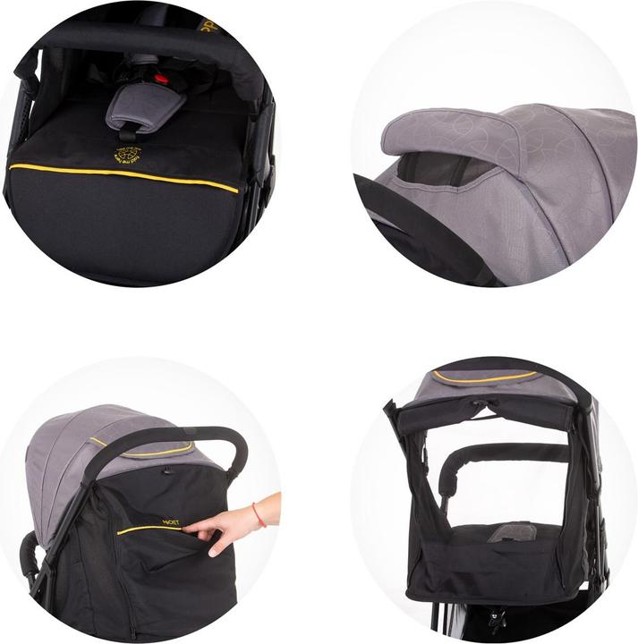 Actual product image Chipolino Pram Poppy foldable