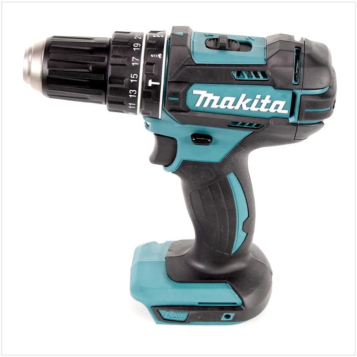 Actual product image Makita DHP482RTJ 18V 2x rechargeable battery-powered impact drill (Rechargeable battery operated)