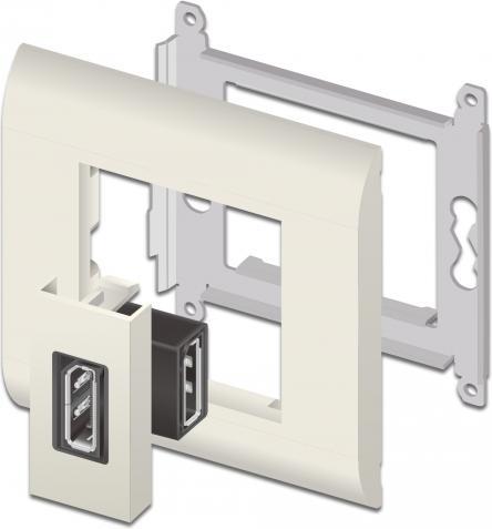 Produktbild Delock Easy 45 snap-in module (2.76 cm)