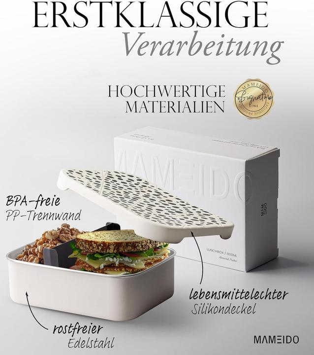 Produktbild Mameido Brotdose, unterteilt