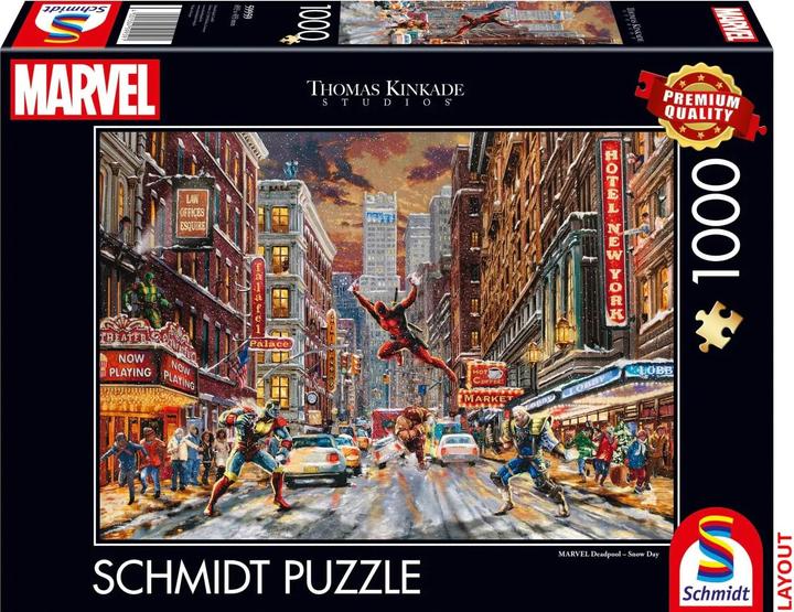 Image du produit Schmidt Spiele Puzzle SSP Marvel, Captain America 500 59959 (500 pièces)