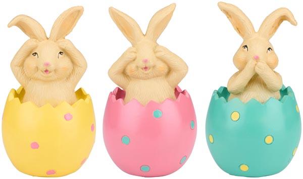 Actual product image Arti Casa Bunny in egg 3as (1 x)