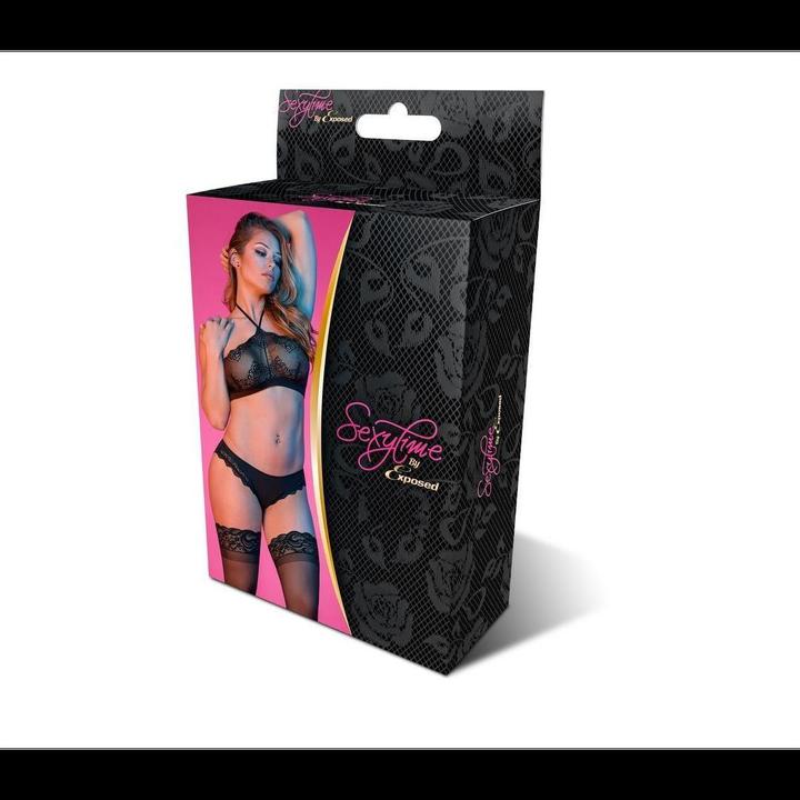 Produktbild Magic Silk Halter Bandeau & Panty Set (S/M)