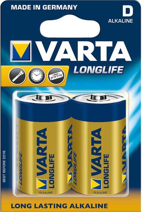 Produktbild Varta Longlife (2 Stk., D, 15800 mAh)