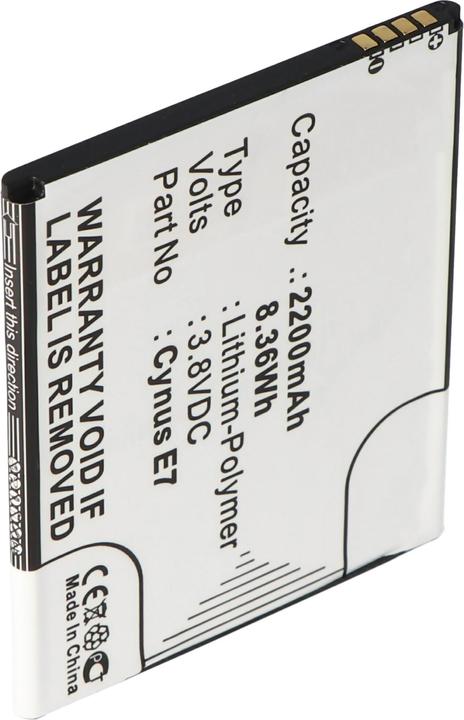 Actual product image AccuCell Battery Mobistel Cynus E6 Battery BTC-MCE600SL