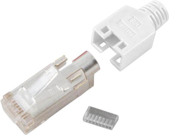 Immagine prodotto EFB Elektronik Produttore: HIROSE RJ45 Hirose plug STP, TM11 beige, 50 pezzi, 3 elementi, Cat.5e Fino a 100 MHz...