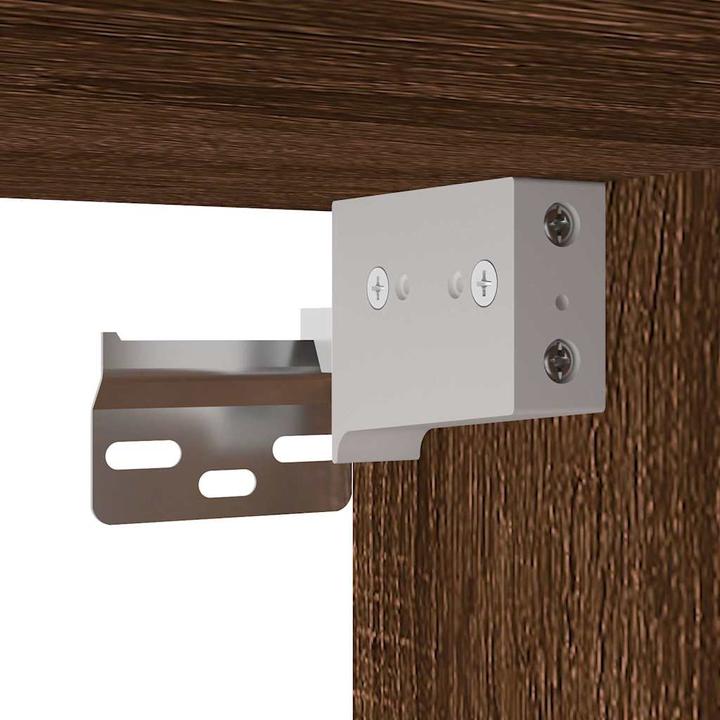 Immagine prodotto VidaXL Set di mobili da bagno da 4 pezzi Set di mobili da bagno in legno effetto rovere marrone