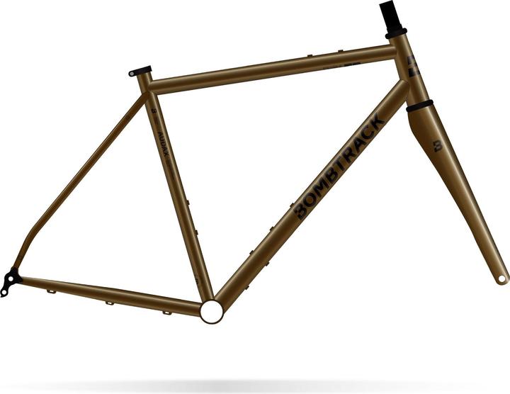 Produktbild Bombtrack AUDAX CrMo FRAMEset brown met. 650B/49-S