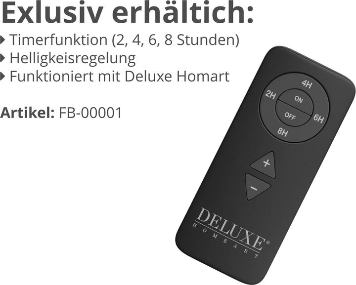 Actual product image Deluxe Homeart Ø 7.5 x H 10 cm - Plastic/resin - Sort (1 x)