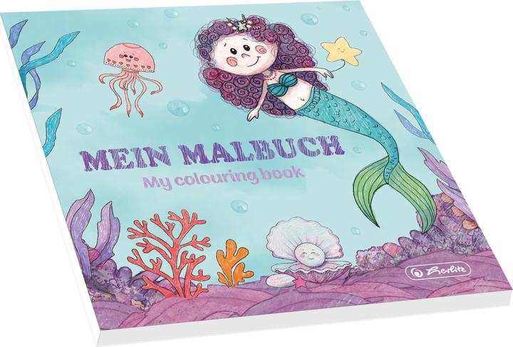 Produktbild Herlitz Mermaid Bilder-Set zum Ausmalen (20 x 20 cm)