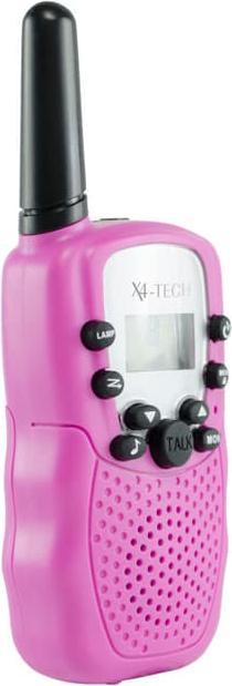 Actual product image X4 TECH Walkie Talkie set of 2 pink (3 km)
