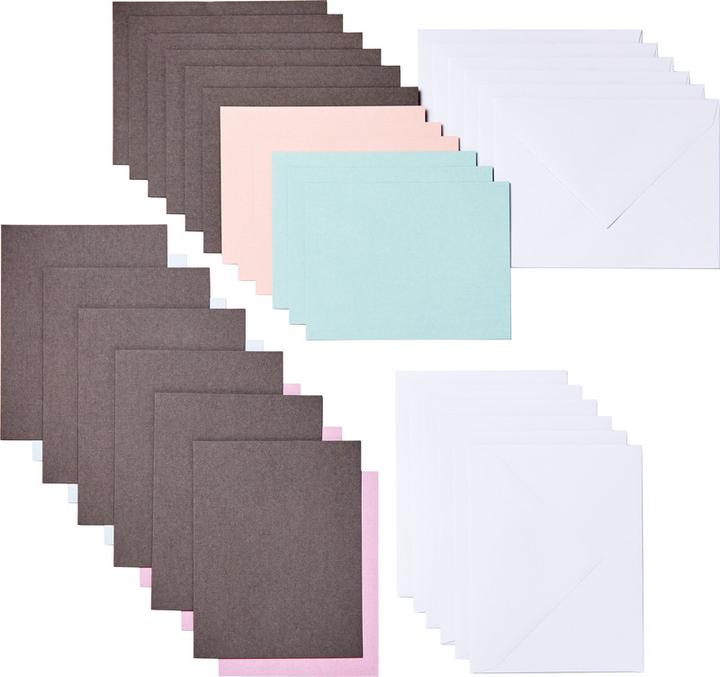 Actual product image Cricut Blank card Joy 10.7 x 13.9 cm with envelope, 12 pieces (12 pcs.)